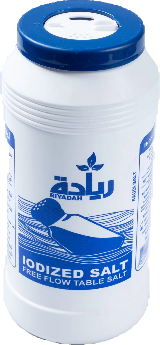 عبوة ملح طعام بعلامة ريادة